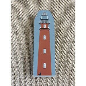 Vintage 1995 Cat’s Meow Village Ponce de Leon Inlet Lighthouse Signed Faline